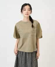 NHKGE53250 GIANNI LO GIUDICE(小さいサイズ)(メゾン ドゥ サンク) [日本製]シルケット天竺カットソー カーキ