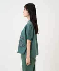 NHKGE55180 GIANNI LO GIUDICE(小さいサイズ)(メゾン ドゥ サンク) [日本製]クールローレル天竺ロゴカットソー ライトブルー