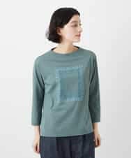 NHKGF34180 GIANNI LO GIUDICE(小さいサイズ)(メゾン ドゥ サンク) [日本製]ハイゲージ天竺カットソー カーキ