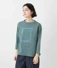 NHKGF34180 GIANNI LO GIUDICE(小さいサイズ)(メゾン ドゥ サンク) [日本製]ハイゲージ天竺カットソー ホワイト