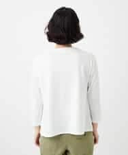 NHKGF34180 GIANNI LO GIUDICE(小さいサイズ)(メゾン ドゥ サンク) [日本製]ハイゲージ天竺カットソー ホワイト