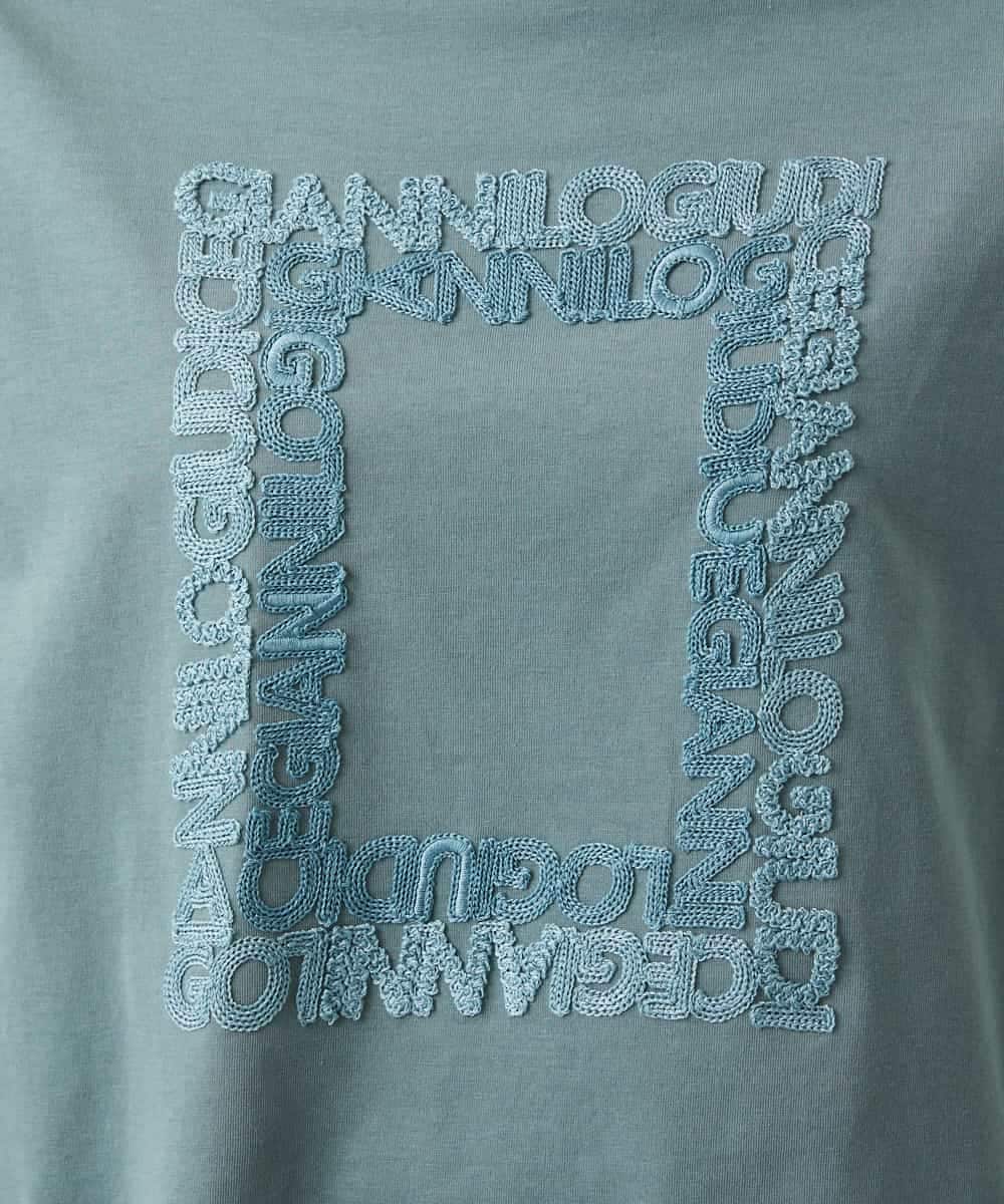 NHKGF34180 GIANNI LO GIUDICE(小さいサイズ)(メゾン ドゥ サンク) [日本製]ハイゲージ天竺カットソー ホワイト