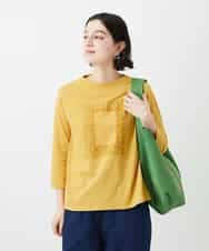 NHKGF34180 GIANNI LO GIUDICE(小さいサイズ)(メゾン ドゥ サンク) [日本製]ハイゲージ天竺カットソー ホワイト