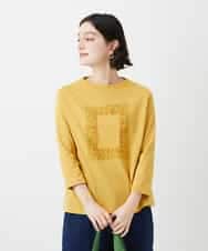 NHKGF34180 GIANNI LO GIUDICE(小さいサイズ)(メゾン ドゥ サンク) [日本製]ハイゲージ天竺カットソー ホワイト