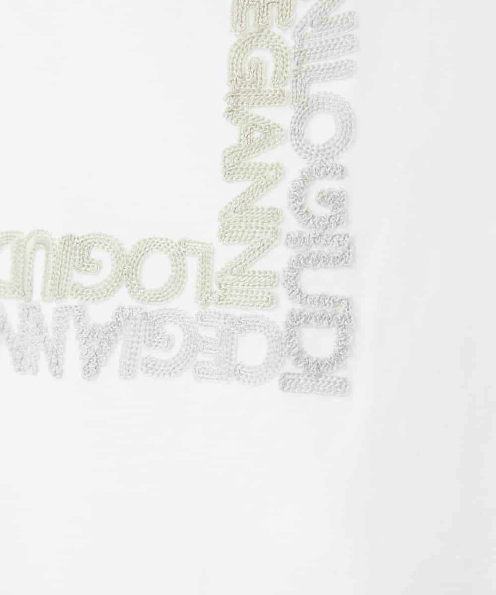 NHKGF34180 GIANNI LO GIUDICE(小さいサイズ)(メゾン ドゥ サンク) [日本製]ハイゲージ天竺カットソー ホワイト