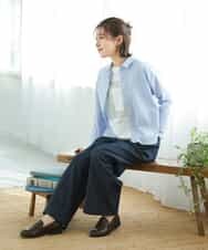 NHKGF34180 GIANNI LO GIUDICE(小さいサイズ)(メゾン ドゥ サンク) [日本製]ハイゲージ天竺カットソー ホワイト