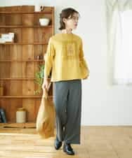 NHKGF34180 GIANNI LO GIUDICE(小さいサイズ)(メゾン ドゥ サンク) [日本製]ハイゲージ天竺カットソー ホワイト