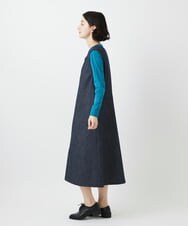 NHKGF35180 GIANNI LO GIUDICE(小さいサイズ)(メゾン ドゥ サンク) [日本製]サイロコンパクトハイゲージ天竺カットソー ブルーグリーン