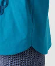 NHKGF35180 GIANNI LO GIUDICE(小さいサイズ)(メゾン ドゥ サンク) [日本製]サイロコンパクトハイゲージ天竺カットソー ブルーグリーン