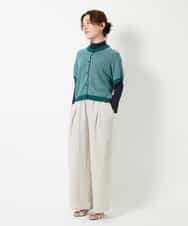 NHKGF56090 GIANNI LO GIUDICE(小さいサイズ)(メゾン ドゥ サンク) [日本製]強撚フライスカットソー ライトグレー