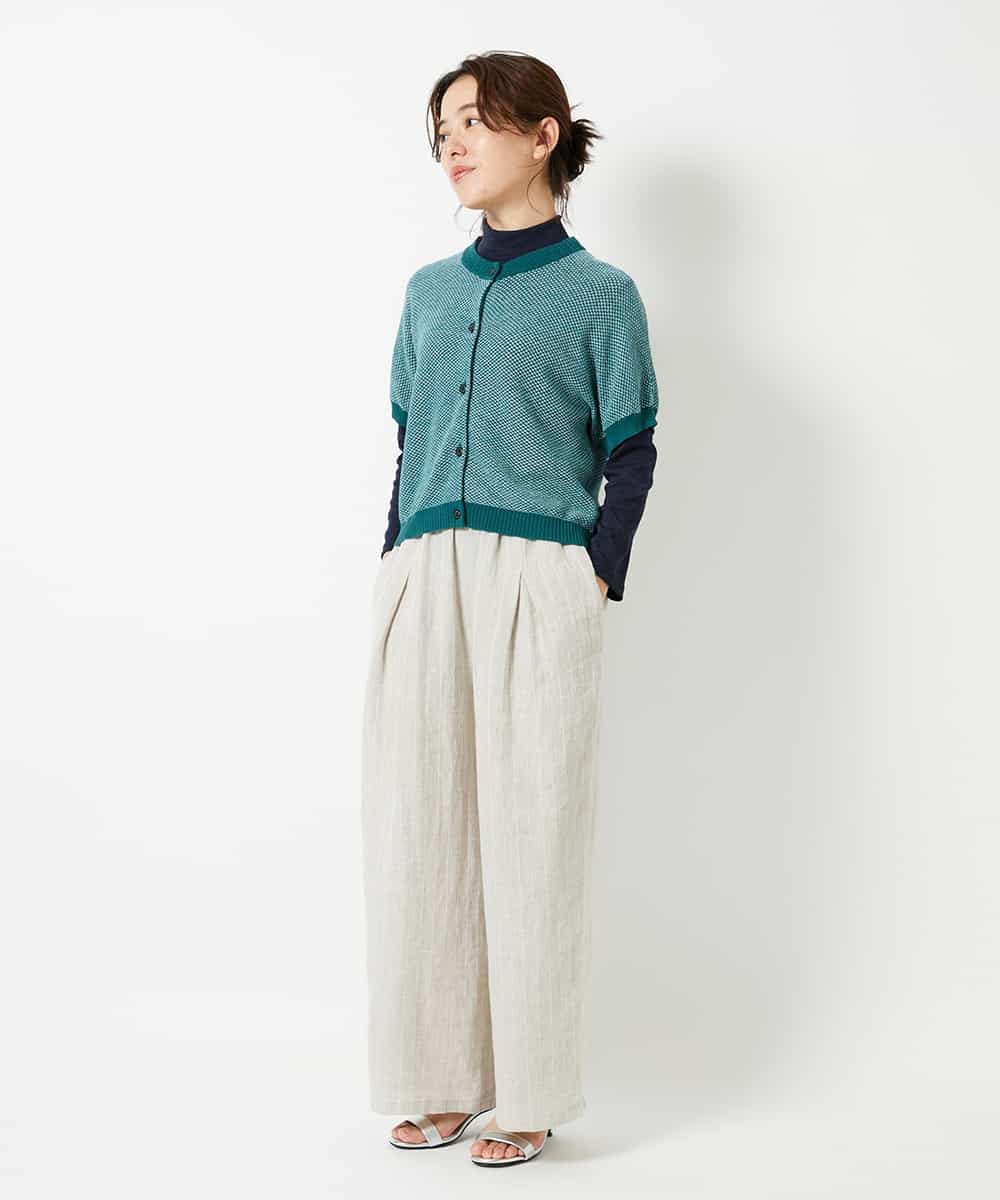 NHKGF56090 GIANNI LO GIUDICE(小さいサイズ)(メゾン ドゥ サンク) [日本製]強撚フライスカットソー ライトグレー