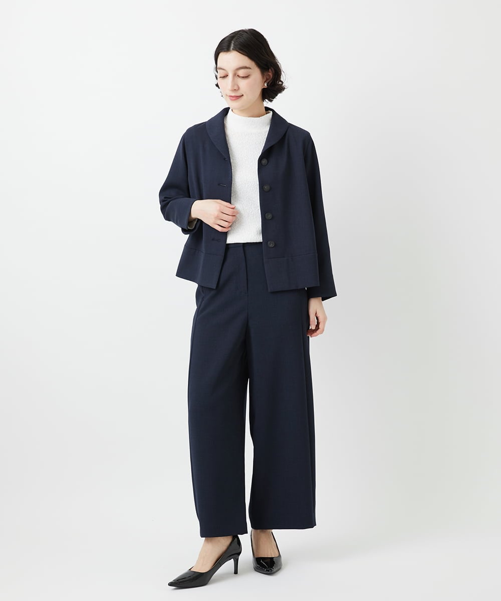 NHKGF80180 GIANNI LO GIUDICE(小さいサイズ)(メゾン ドゥ サンク) メッシュレースハイネックプルオーバー アイボリー