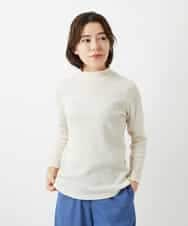 NHKGF80180 GIANNI LO GIUDICE(小さいサイズ)(メゾン ドゥ サンク) メッシュレースハイネックプルオーバー アイボリー