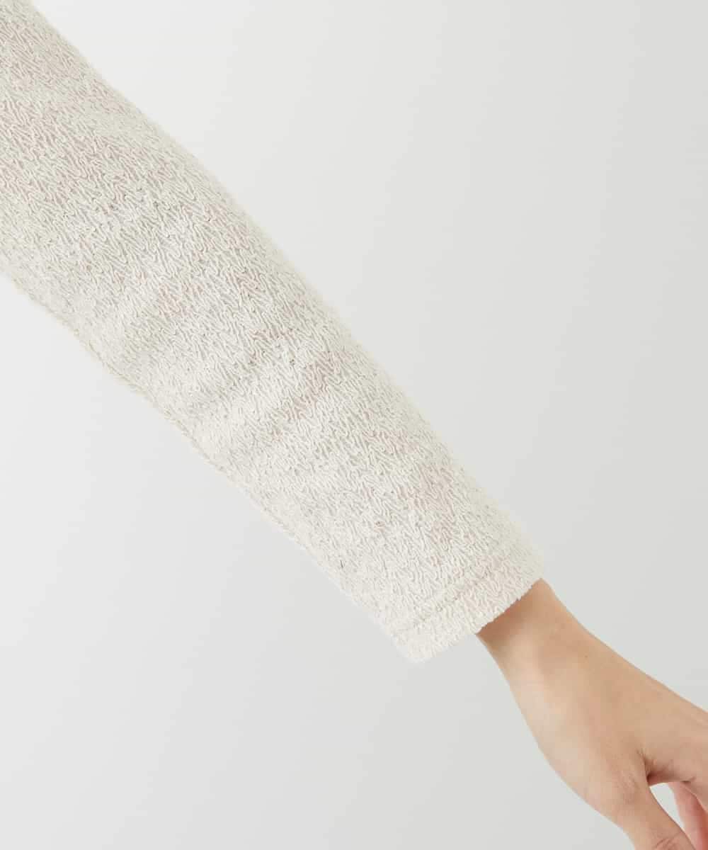 NHKGF80180 GIANNI LO GIUDICE(小さいサイズ)(メゾン ドゥ サンク) メッシュレースハイネックプルオーバー アイボリー