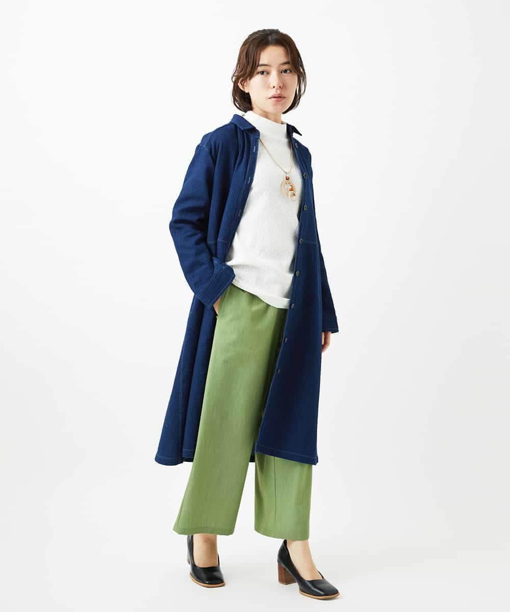 NHKGF80180 GIANNI LO GIUDICE(小さいサイズ)(メゾン ドゥ サンク) メッシュレースハイネックプルオーバー アイボリー