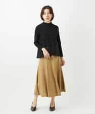 NHKGF80180 GIANNI LO GIUDICE(小さいサイズ)(メゾン ドゥ サンク) メッシュレースハイネックプルオーバー アイボリー