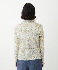 NHKGF85160 GIANNI LO GIUDICE(小さいサイズ)(メゾン ドゥ サンク) エスニック柄プリントハイネックプルオーバー アイボリー