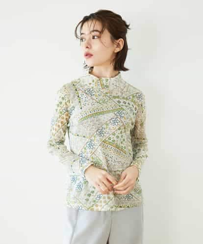 NHKGF85160 GIANNI LO GIUDICE(小さいサイズ) エスニック柄プリントハイネックプルオーバー