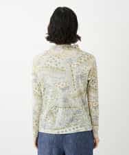 NHKGF85160 GIANNI LO GIUDICE(小さいサイズ)(メゾン ドゥ サンク) エスニック柄プリントハイネックプルオーバー アイボリー