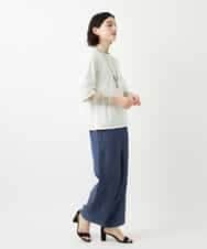 NHKGF85160 GIANNI LO GIUDICE(小さいサイズ)(メゾン ドゥ サンク) エスニック柄プリントハイネックプルオーバー アイボリー