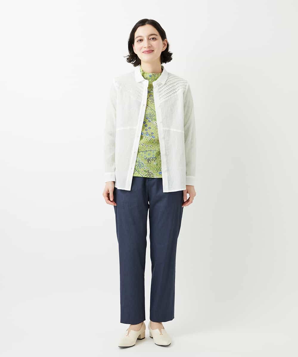 NHKGF85160 GIANNI LO GIUDICE(小さいサイズ)(メゾン ドゥ サンク) エスニック柄プリントハイネックプルオーバー アイボリー