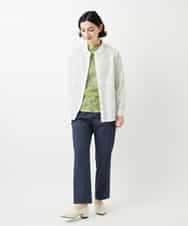 NHKGF85160 GIANNI LO GIUDICE(小さいサイズ)(メゾン ドゥ サンク) エスニック柄プリントハイネックプルオーバー アイボリー