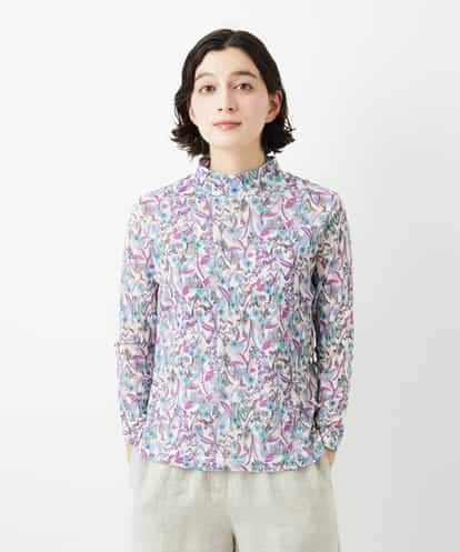 NHKGF86180 GIANNI LO GIUDICE(小さいサイズ) フラワーリーフプリントハイネックカットソー