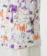 NHKGF87150 GIANNI LO GIUDICE(小さいサイズ)(メゾン ドゥ サンク) アート柄プリントプルオーバー ベージュ系