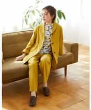 NHKGF87150 GIANNI LO GIUDICE(小さいサイズ)(メゾン ドゥ サンク) アート柄プリントプルオーバー ベージュ系