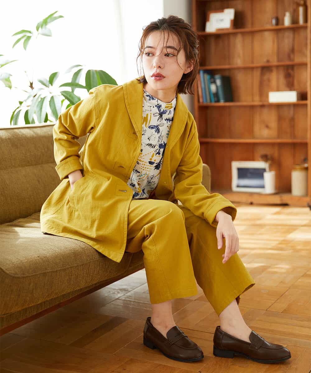 NHKGF87150 GIANNI LO GIUDICE(小さいサイズ)(メゾン ドゥ サンク) アート柄プリントプルオーバー ベージュ系