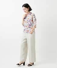 NHKGF87150 GIANNI LO GIUDICE(小さいサイズ)(メゾン ドゥ サンク) アート柄プリントプルオーバー ベージュ系