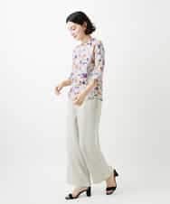 NHKGF87150 GIANNI LO GIUDICE(小さいサイズ)(メゾン ドゥ サンク) アート柄プリントプルオーバー ベージュ系