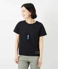 NHKGF94100 GIANNI LO GIUDICE(小さいサイズ)(メゾン ドゥ サンク) コットンロゴ刺繍Tシャツ ホワイト