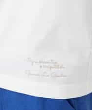 NHKGF94100 GIANNI LO GIUDICE(小さいサイズ)(メゾン ドゥ サンク) コットンロゴ刺繍Tシャツ ホワイト