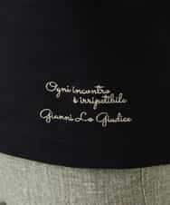 NHKGF94100 GIANNI LO GIUDICE(小さいサイズ)(メゾン ドゥ サンク) コットンロゴ刺繍Tシャツ ホワイト