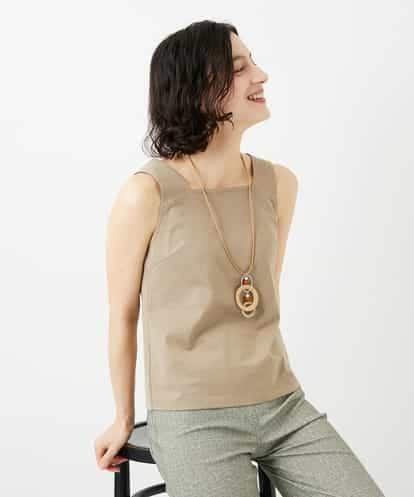 NHKGF95070 GIANNI LO GIUDICE(小さいサイズ) コットンスクエアネックタンクトップ