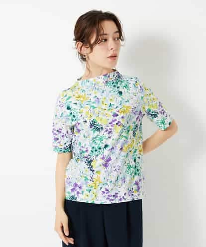 NHKGF96150 GIANNI LO GIUDICE(小さいサイズ) 水彩フラワープリントTシャツ