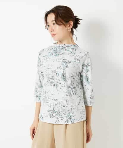NHKGF97150 GIANNI LO GIUDICE(小さいサイズ) アートプリント ボトルネックプルオーバー