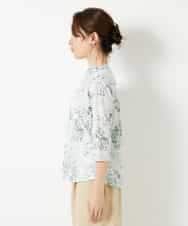 NHKGF97150 GIANNI LO GIUDICE(小さいサイズ)(メゾン ドゥ サンク) アートプリント ボトルネックプルオーバー ライトグレー