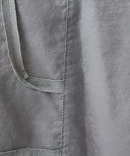 NHKGQ33240 GIANNI LO GIUDICE(小さいサイズ)(メゾン ドゥ サンク) テープ刺繍幾何柄デザイントップス ブルーグリーン