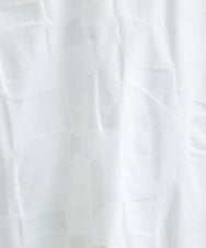 NHKGS31130 GIANNI LO GIUDICE(小さいサイズ)(メゾン ドゥ サンク) [洗える・日本製]イレギュラーブロックジャガードプルオーバー ホワイト