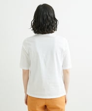 NHKGU80160 GIANNI LO GIUDICE(小さいサイズ)(メゾン ドゥ サンク) シルケット天竺GIANNI LOロゴTシャツ ホワイト