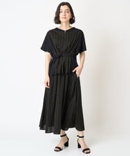 NHKGV50260 GIANNI LO GIUDICE(小さいサイズ)(メゾン ドゥ サンク) [セットアップ対応]ハイゲージ天竺プリントカットソー ブラック系