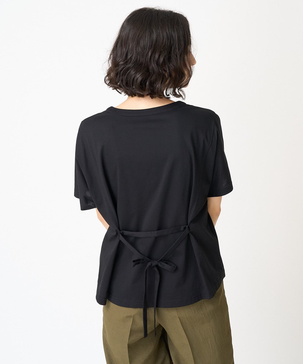 NHKGV50260 GIANNI LO GIUDICE(小さいサイズ)(メゾン ドゥ サンク) [セットアップ対応]ハイゲージ天竺プリントカットソー ブラック系