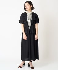 NHKGV60230 GIANNI LO GIUDICE(小さいサイズ)(メゾン ドゥ サンク) [セットアップ対応]ハイゲージ天竺無地カットソー ブラック