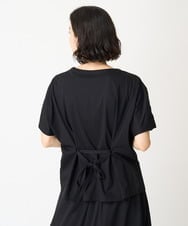NHKGV60230 GIANNI LO GIUDICE(小さいサイズ)(メゾン ドゥ サンク) [セットアップ対応]ハイゲージ天竺無地カットソー ブラック