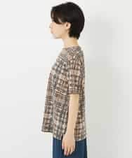 NHKHA01170 GIANNI LO GIUDICE(小さいサイズ)(メゾン ドゥ サンク) ジオメトリックプリントカットソープルオーバー オレンジ