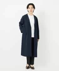 NHKHA02230 GIANNI LO GIUDICE(小さいサイズ)(メゾン ドゥ サンク) コットン天竺しずくプリントカットソープルオーバー ネイビー