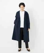 NHKHA02230 GIANNI LO GIUDICE(小さいサイズ)(メゾン ドゥ サンク) コットン天竺しずくプリントカットソープルオーバー ネイビー