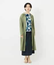 NHKHA10180 GIANNI LO GIUDICE(小さいサイズ)(メゾン ドゥ サンク) [日本製]マッシュルームプリントカットソープルオーバー ブルー系